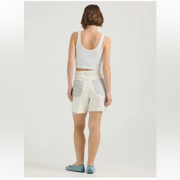 LEE WOMEN'S HIGH RISE CARPENTER SHORT Size 30 NEW - Picture 2 of 16